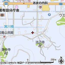 和歌山県有田市宮崎町156周辺の地図