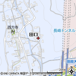 和歌山県有田郡有田川町田口1350周辺の地図