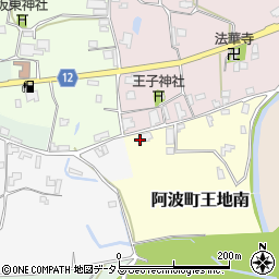 徳島県阿波市阿波町王地南41周辺の地図