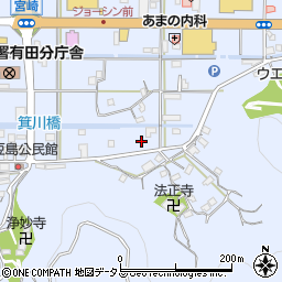 和歌山県有田市宮崎町156-2周辺の地図