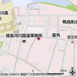 徳島県吉野川市鴨島町喜来569-1周辺の地図