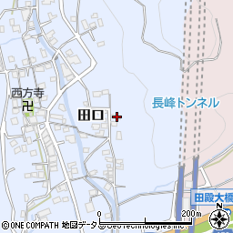 和歌山県有田郡有田川町田口1423周辺の地図