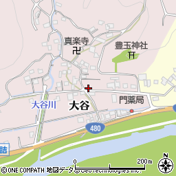 和歌山県有田郡有田川町大谷325-2周辺の地図