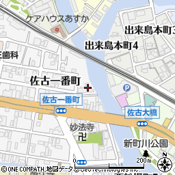 ライオンズマンション徳島佐古一番町周辺の地図