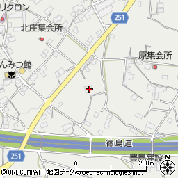 徳島県美馬市脇町大字北庄970周辺の地図