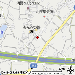 徳島県美馬市脇町大字北庄1111周辺の地図