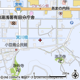 和歌山県有田市宮崎町158-8周辺の地図