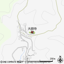 大師寺周辺の地図