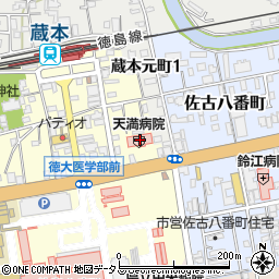 天満病院（栄寿会）周辺の地図
