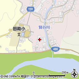和歌山県有田郡有田川町賢8周辺の地図