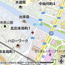 徳島県徳島市東出来島町24周辺の地図