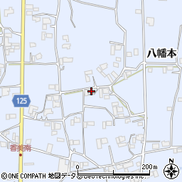 徳島県阿波市市場町香美八幡本260周辺の地図