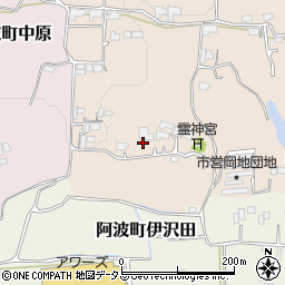 徳島県阿波市阿波町岡地160周辺の地図