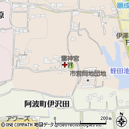 徳島県阿波市阿波町岡地183周辺の地図
