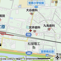 宮井電器店周辺の地図