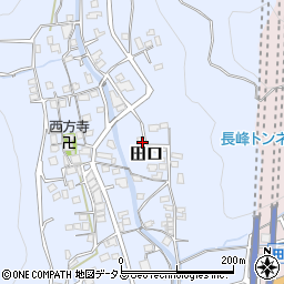 和歌山県有田郡有田川町田口1343周辺の地図