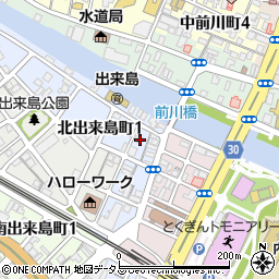 徳島県徳島市東出来島町31周辺の地図