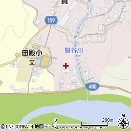 和歌山県有田郡有田川町賢22周辺の地図