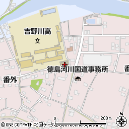 徳島県吉野川市鴨島町喜来668-1周辺の地図