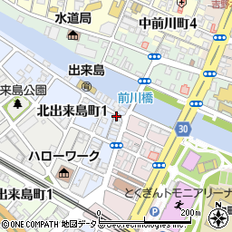 徳島県徳島市東出来島町26周辺の地図