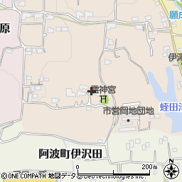 徳島県阿波市阿波町岡地184周辺の地図