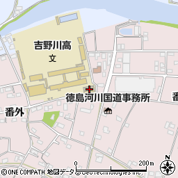 徳島県吉野川市鴨島町喜来668周辺の地図