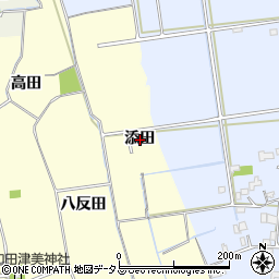 徳島県徳島市国府町和田添田周辺の地図