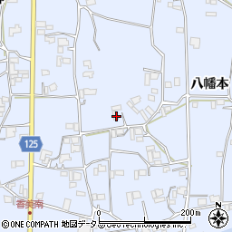 徳島県阿波市市場町香美八幡本275周辺の地図