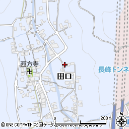和歌山県有田郡有田川町田口1340周辺の地図