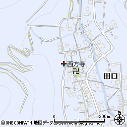 和歌山県有田郡有田川町田口314周辺の地図