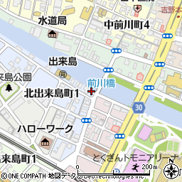 徳島県徳島市東出来島町27-2周辺の地図