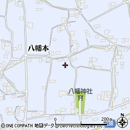 徳島県阿波市市場町香美八幡本163周辺の地図