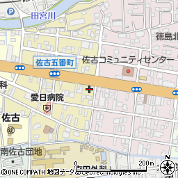 徳島双輪株式会社周辺の地図