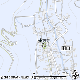 和歌山県有田郡有田川町田口321周辺の地図