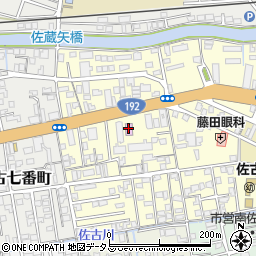 ローソン徳島佐古六番町店周辺の地図