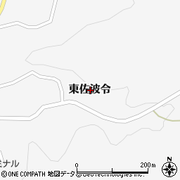 山口県防府市東佐波令周辺の地図