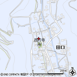 和歌山県有田郡有田川町田口327周辺の地図