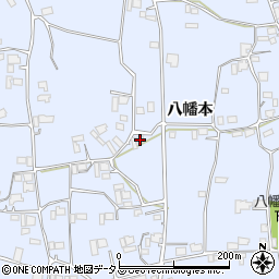徳島県阿波市市場町香美八幡本211周辺の地図
