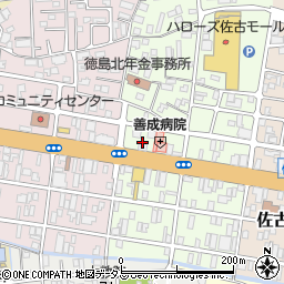 メガネ池田佐古店周辺の地図