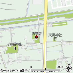 西覚寺周辺の地図