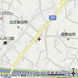 徳島県美馬市脇町大字北庄967周辺の地図