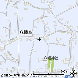 徳島県阿波市市場町香美八幡本160周辺の地図