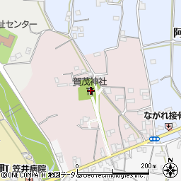 徳島県阿波市阿波町新開30周辺の地図