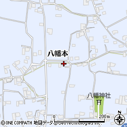 徳島県阿波市市場町香美八幡本140周辺の地図