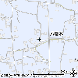 徳島県阿波市市場町香美八幡本293周辺の地図