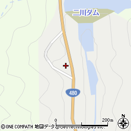 和歌山県有田郡有田川町二川509周辺の地図