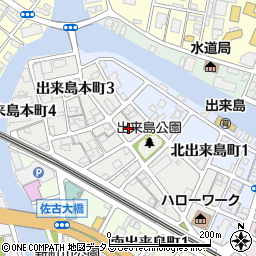 徳島県土地家屋調査士会館周辺の地図