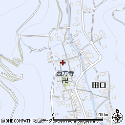 和歌山県有田郡有田川町田口317周辺の地図