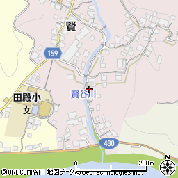 和歌山県有田郡有田川町賢1047周辺の地図