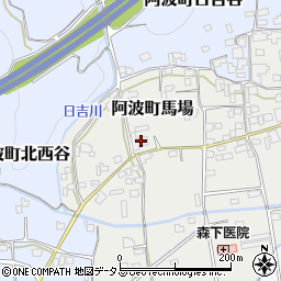 徳島県阿波市阿波町馬場187周辺の地図